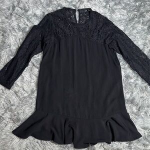 Zara Black Lace Top